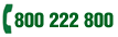 numero verde 800 222 800